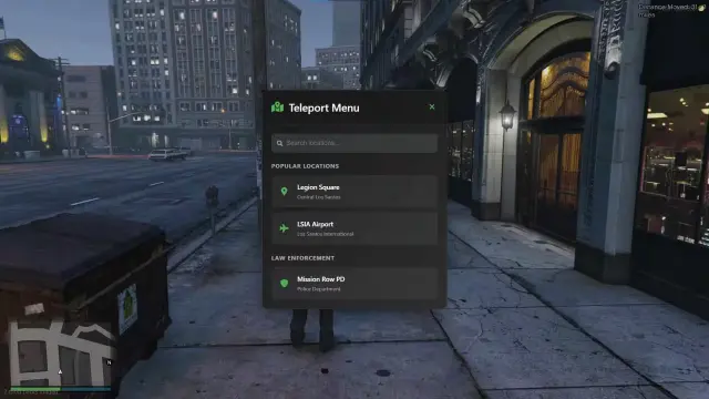 Free FiveM Teleport Menu for QBCore, Ace Permissions