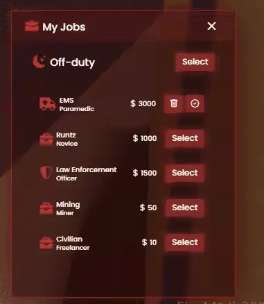 QBCore Multijob System, Switch Jobs from One Menu