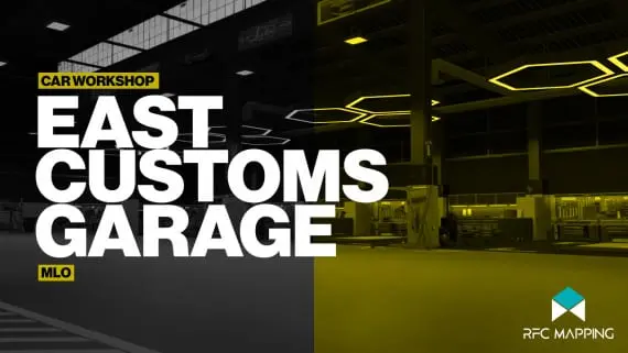 East Customs Garage MLO for FiveM, Walk-In Interior