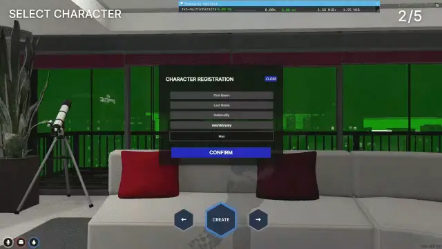 EchoRP Multicharacter for QBCore, Low Resmon Slots