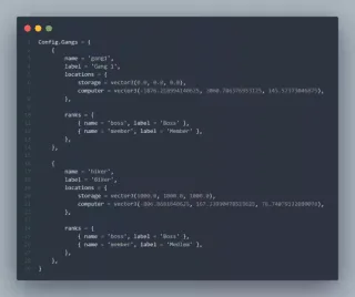 QB-Gangs with qb-bossmenu | Easy to add gangs to qbcore server screenshot 3