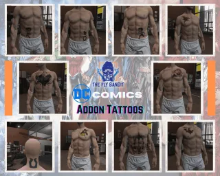 [200] Tattoo Pack for FiveM Servers | Supports qb screenshot 5