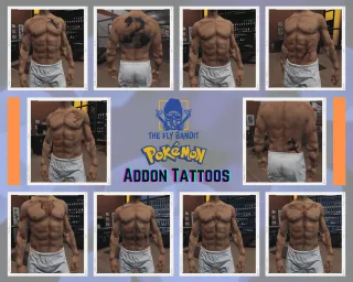 [200] Tattoo Pack for FiveM Servers | Supports qb screenshot 8