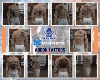 [200] Tattoo Pack for FiveM Servers | Supports qb screenshot 4