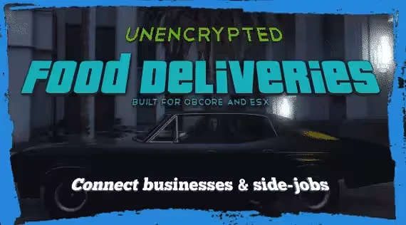 Free FiveM Food Delivery Job for QBCore Servers