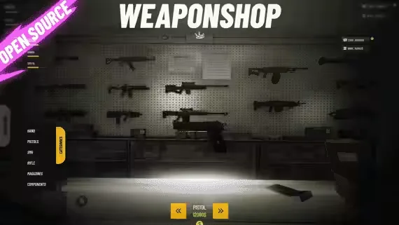 qb-weaponshop for QBCore, Components as Items