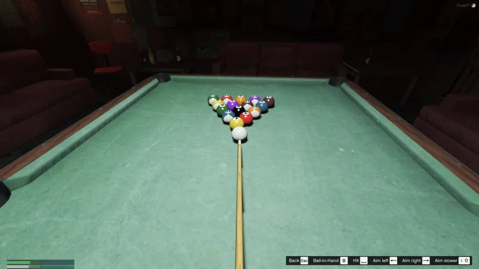 FiveM Standalone Pool Script, 8-Ball and 9-Ball Billiards